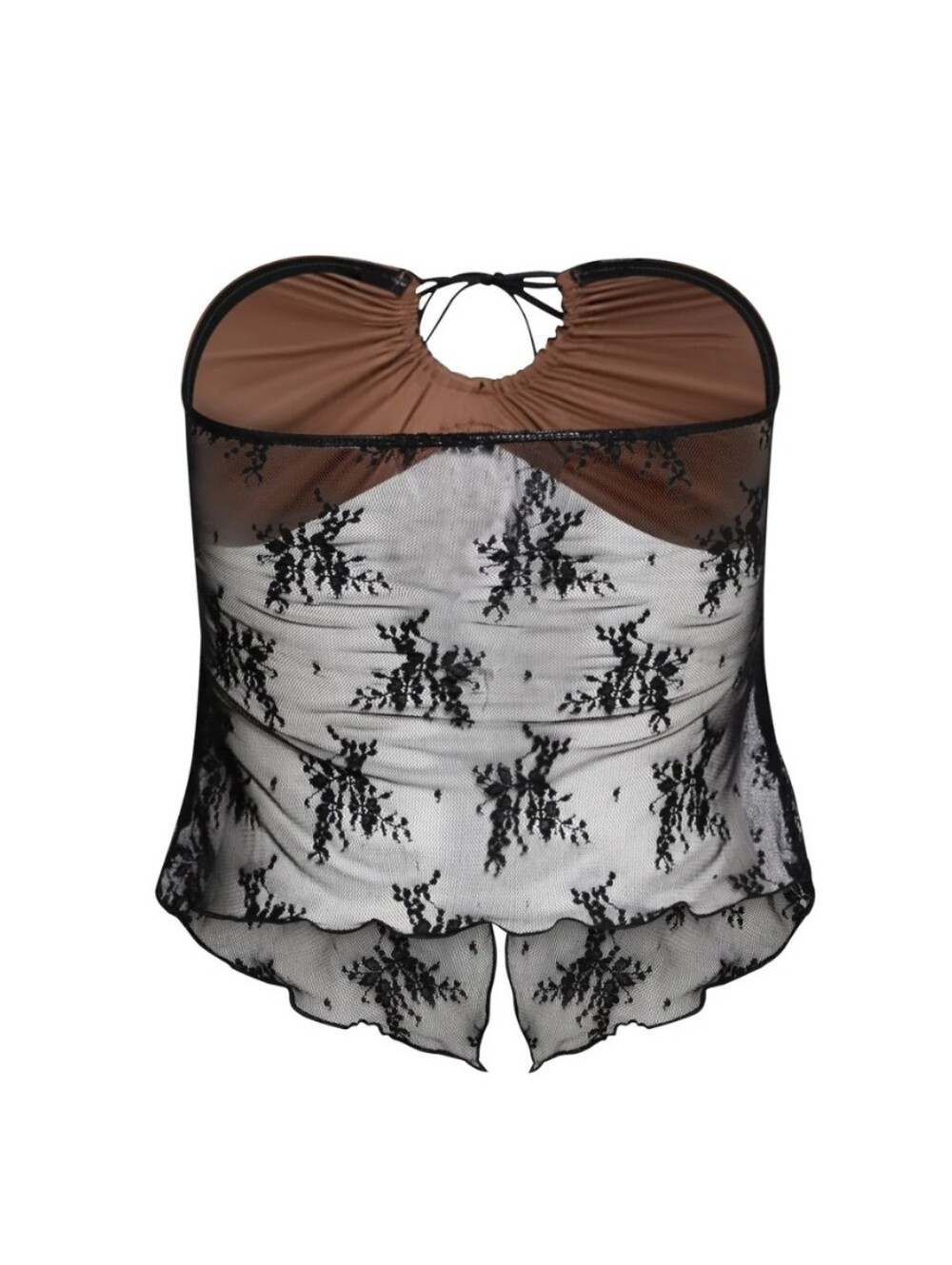 Tiger Mist Karolina Black Lace Tie-Top - Picture 4 of 10